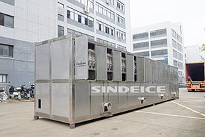 東南亞制冰廠(chǎng)，日產(chǎn)20噸方冰機(jī)